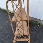 Vintage rattan shelf