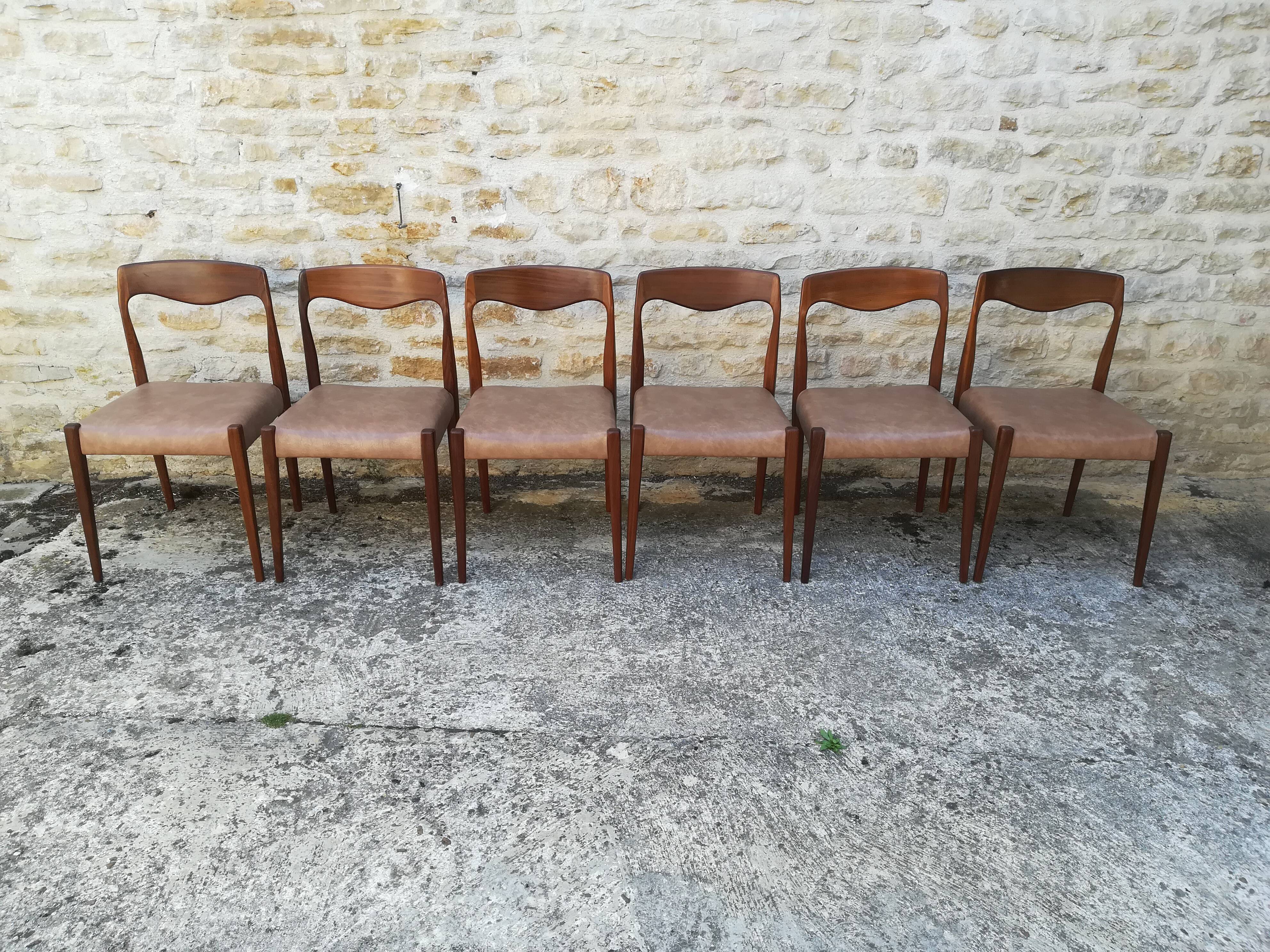 Scandinavian teak chairs