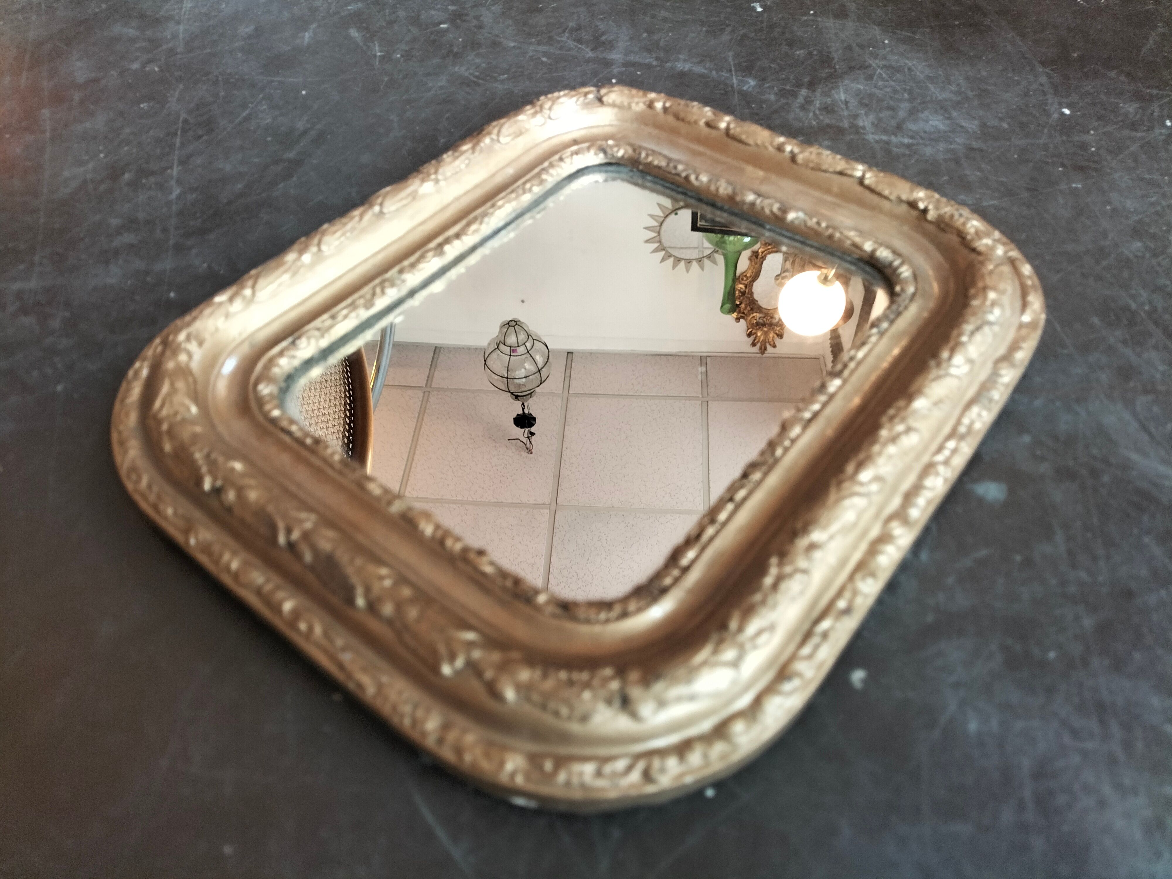 Small old mirror