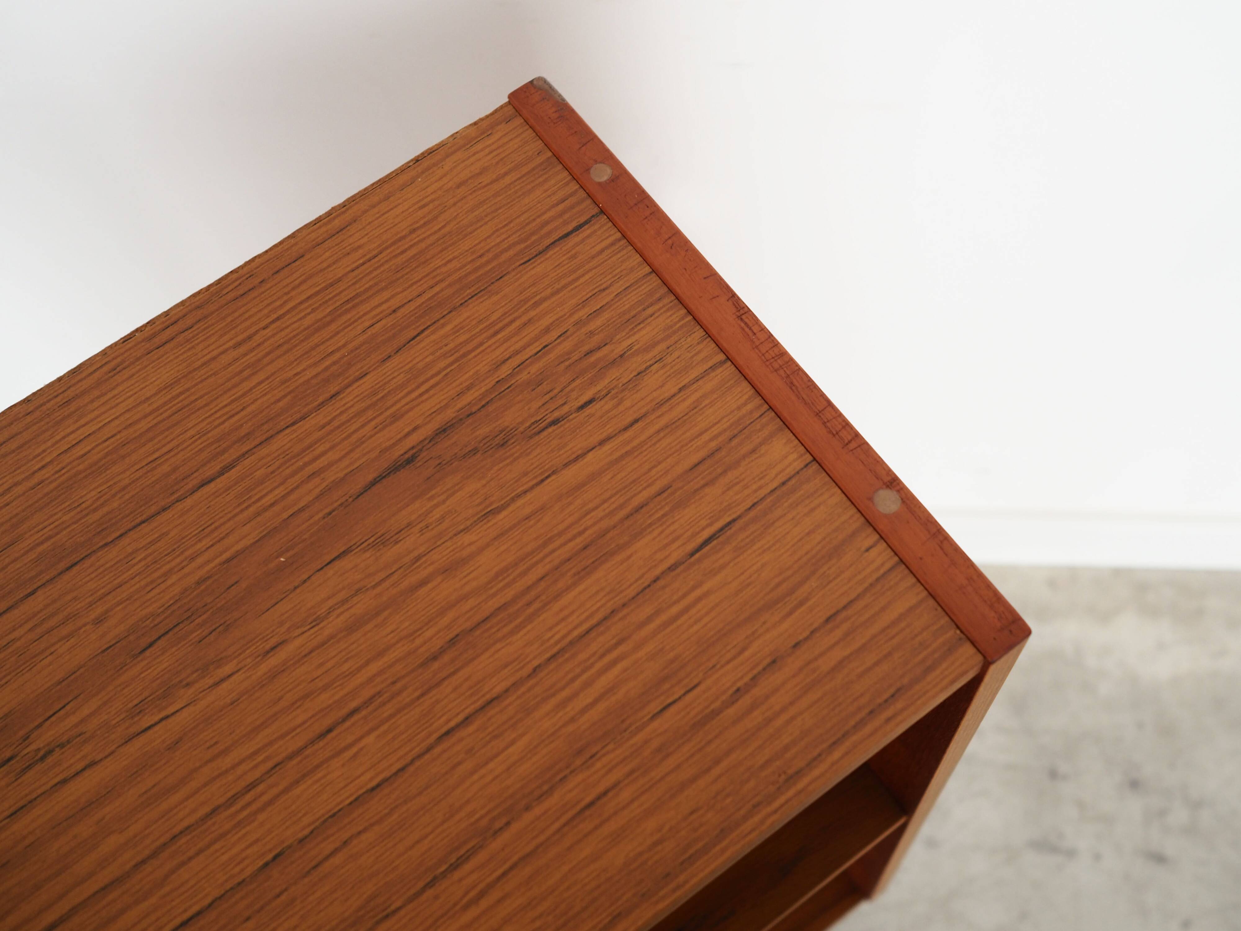 Teak bookcase, Danish design, 1970s, production: Denmark