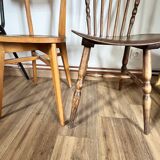 Set of 4 mismatched chairs