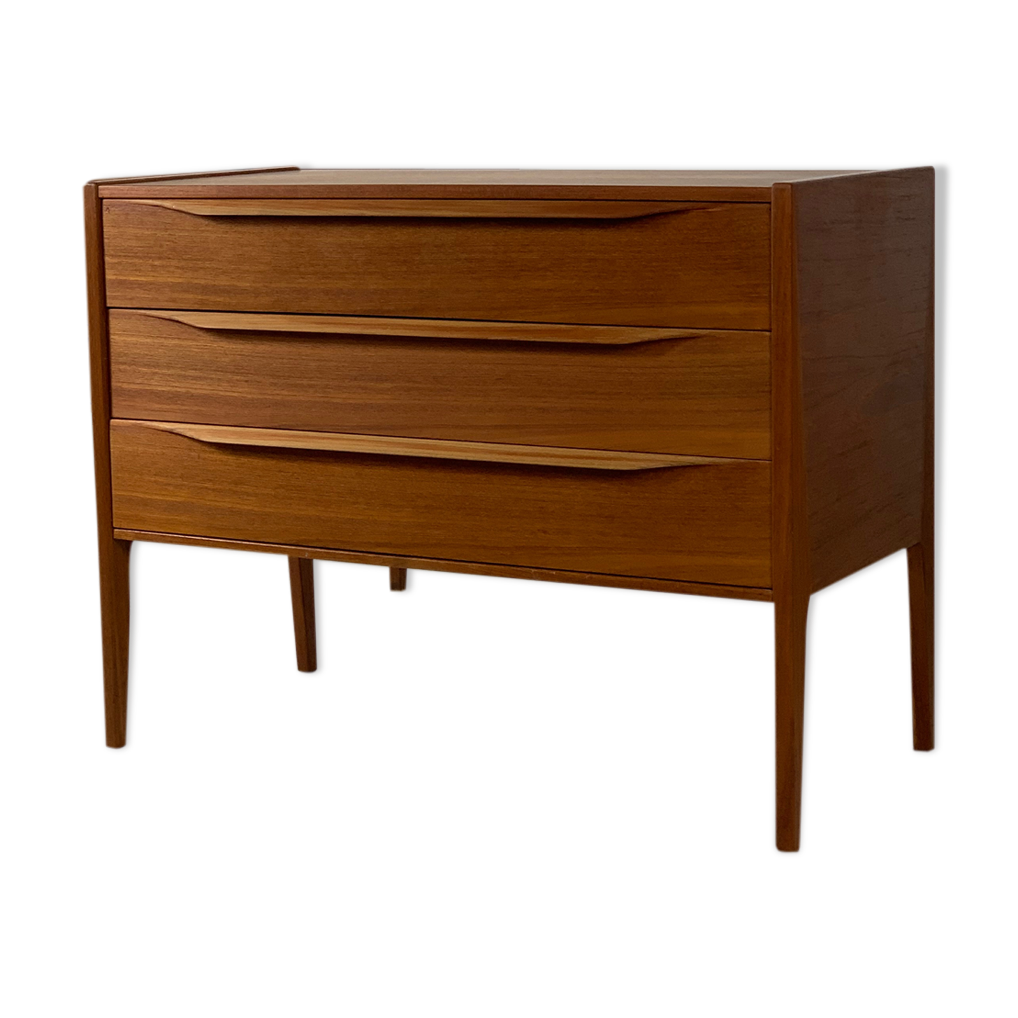 2x Kai Kristiansen teak chest of drawers for Aksel Kjersgaard