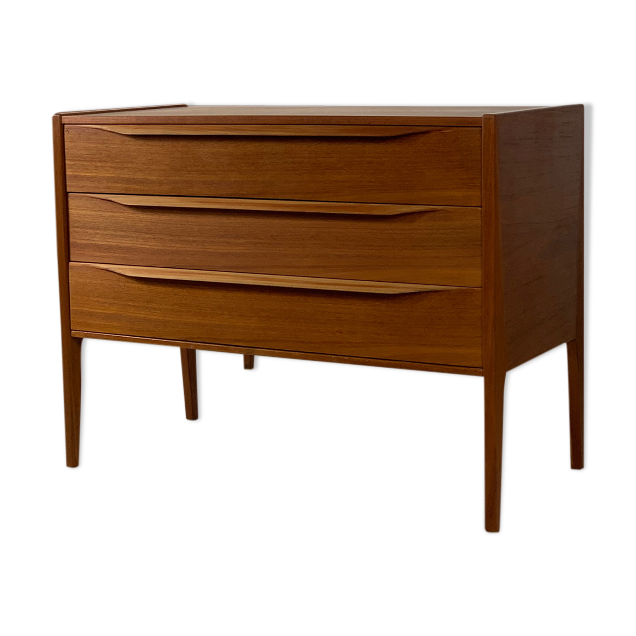 2x Kai Kristiansen teak chest of drawers for Aksel Kjersgaard