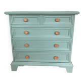 Commode relookée en vert
