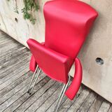 Red skai armchair year 1950
