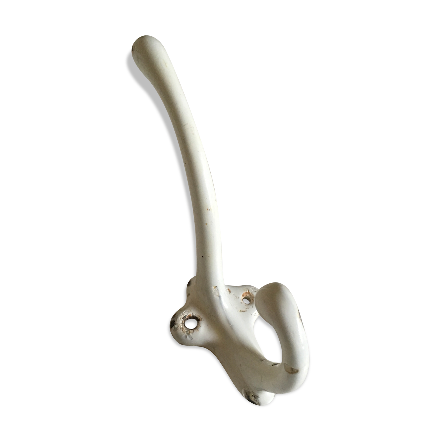 Peg white enamelled cast