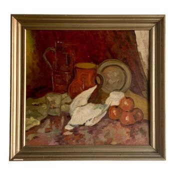 Still life Oil painting, 1950s