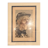 Lithograph of Marc Dautry