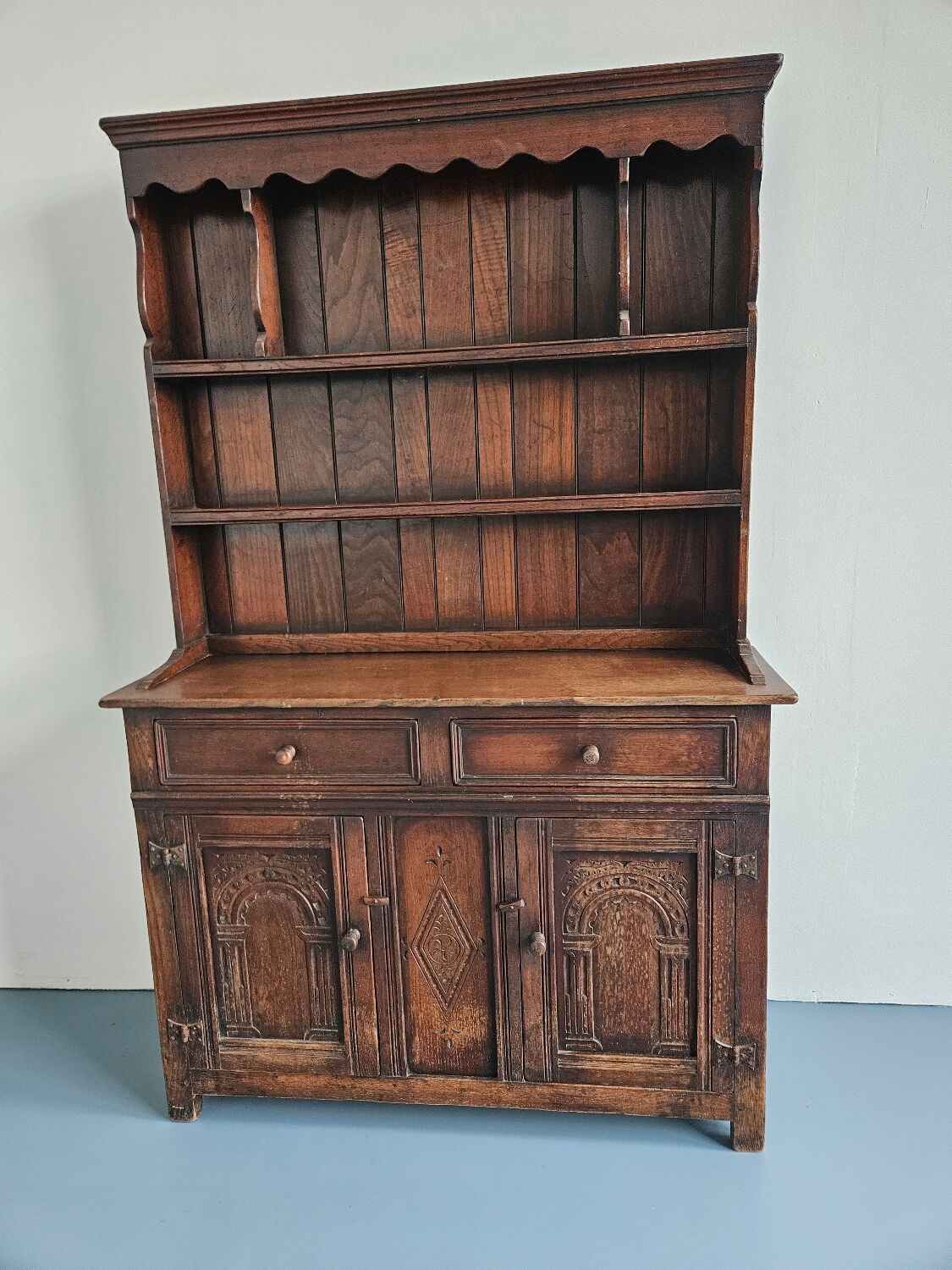 Low carved sideboard