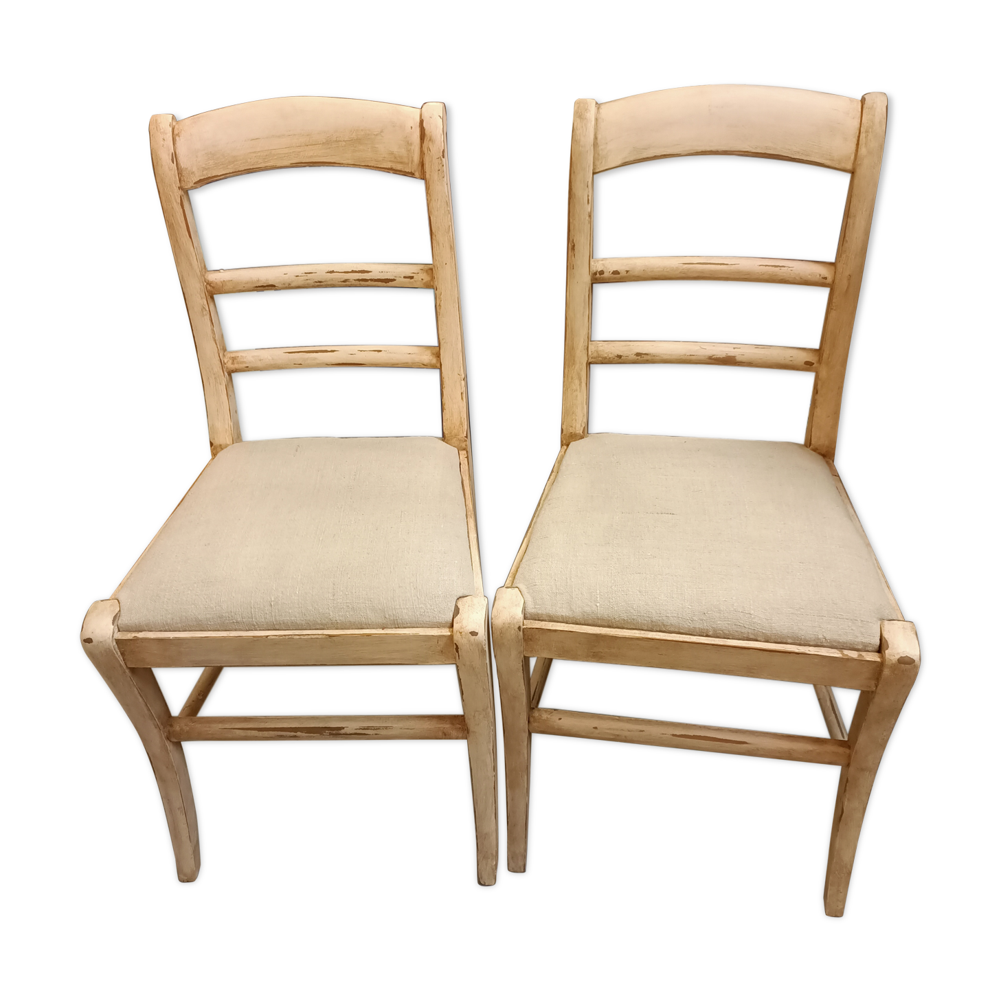 2 renovated chairs