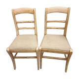 2 renovated chairs
