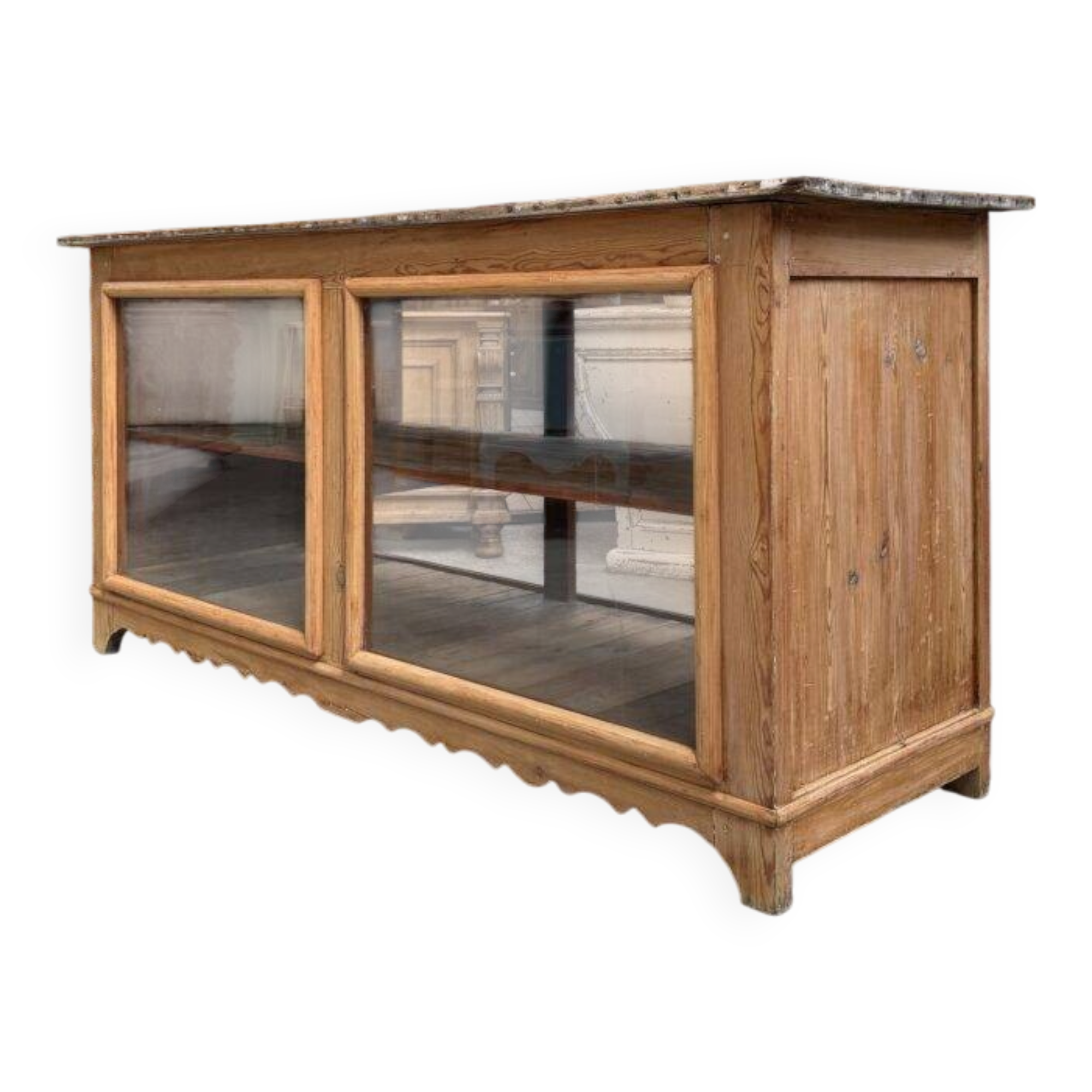 Showcase counter from the early 20th century.