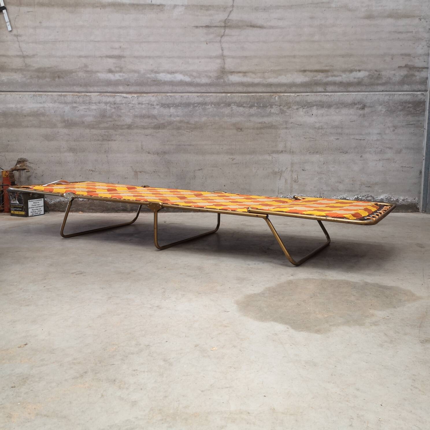 Lafuma folding lounger daybed new vintage 1960 1970