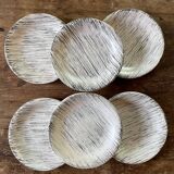 6 plates "Bazas" Salins