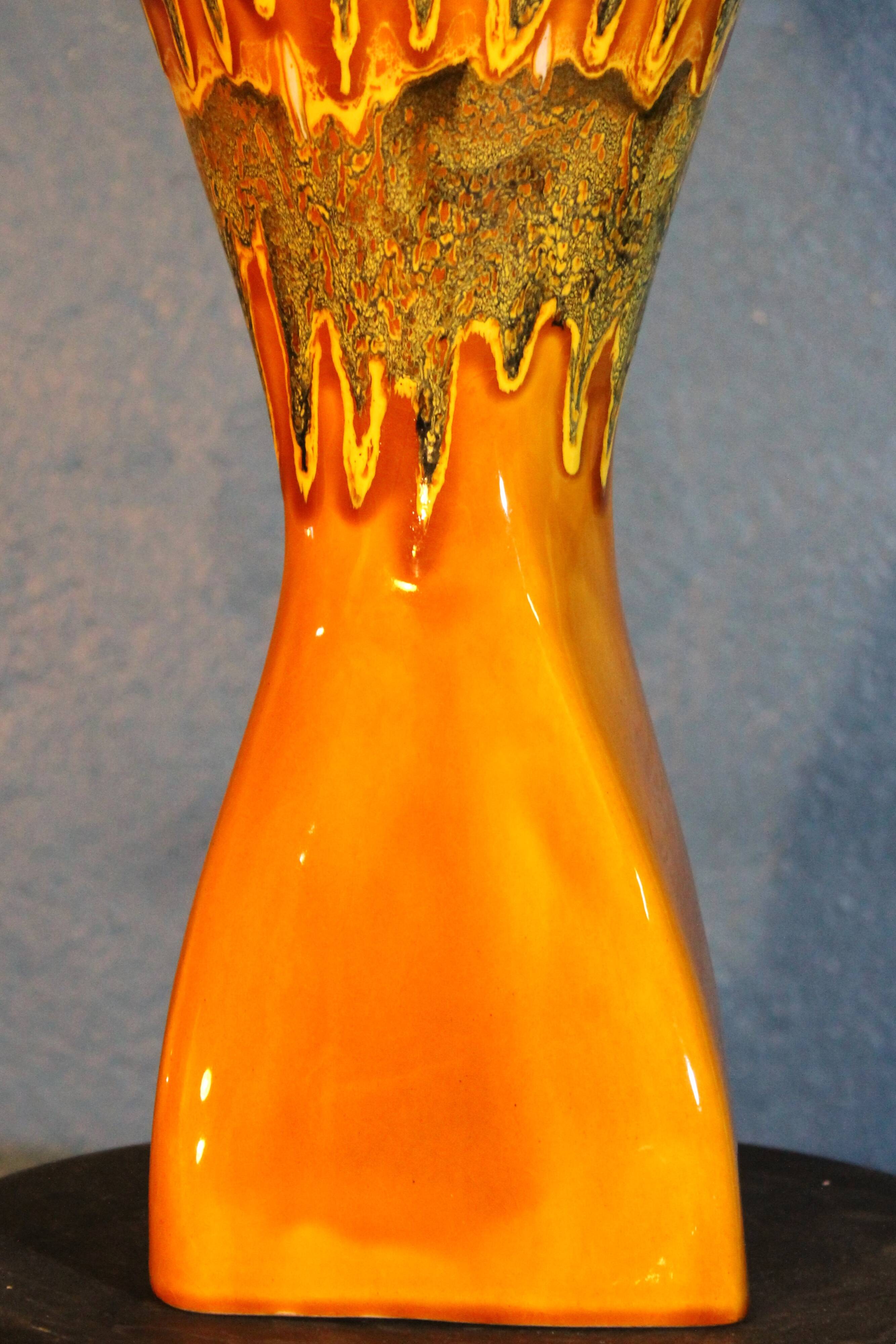 Ceramic vase "Lave" 1950s