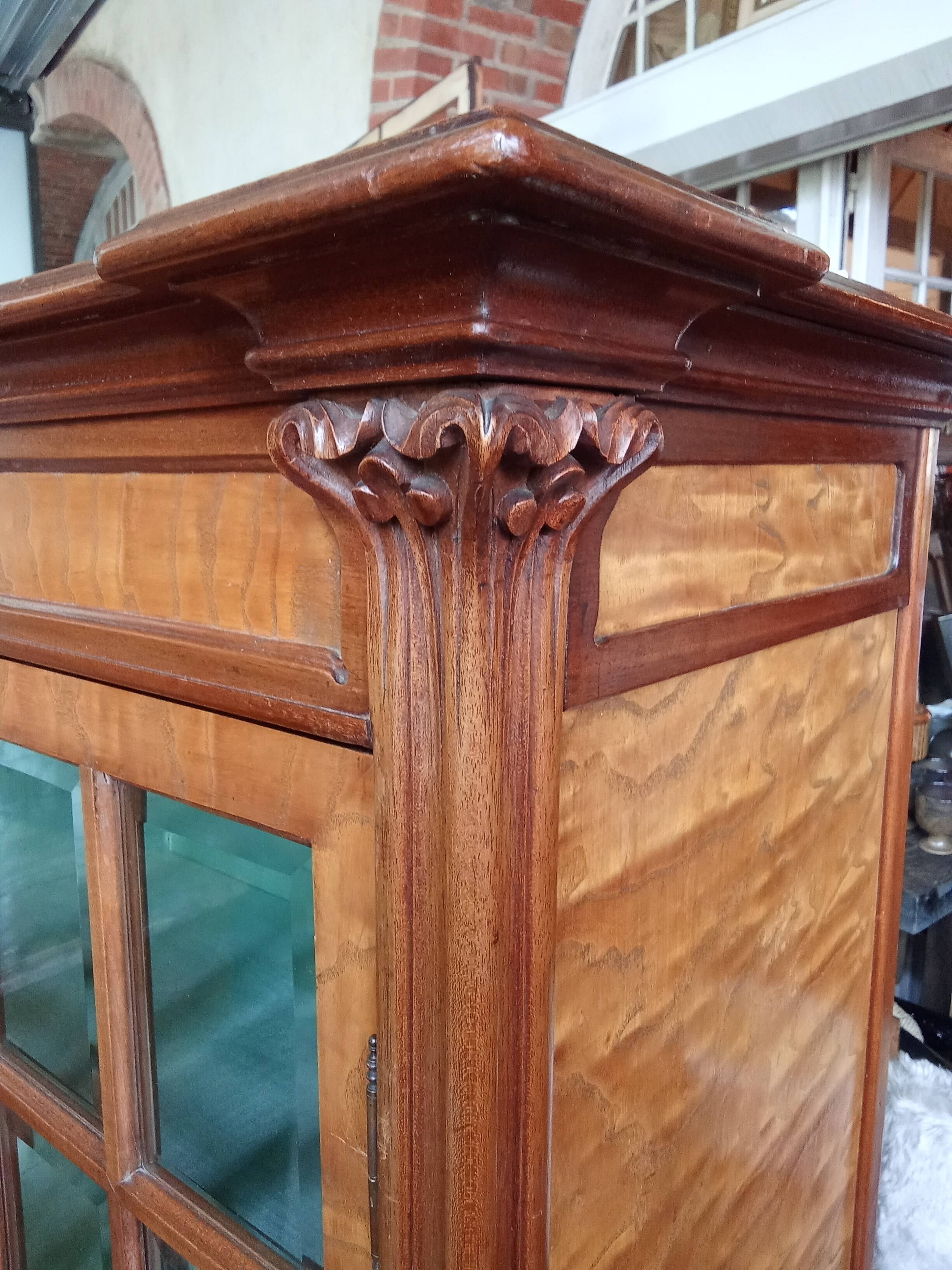 Old library display cabinet