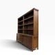 XL vintage wooden display shelf/bookcase