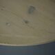 Architectural hand built Dining Table in white washed pine, 1970s