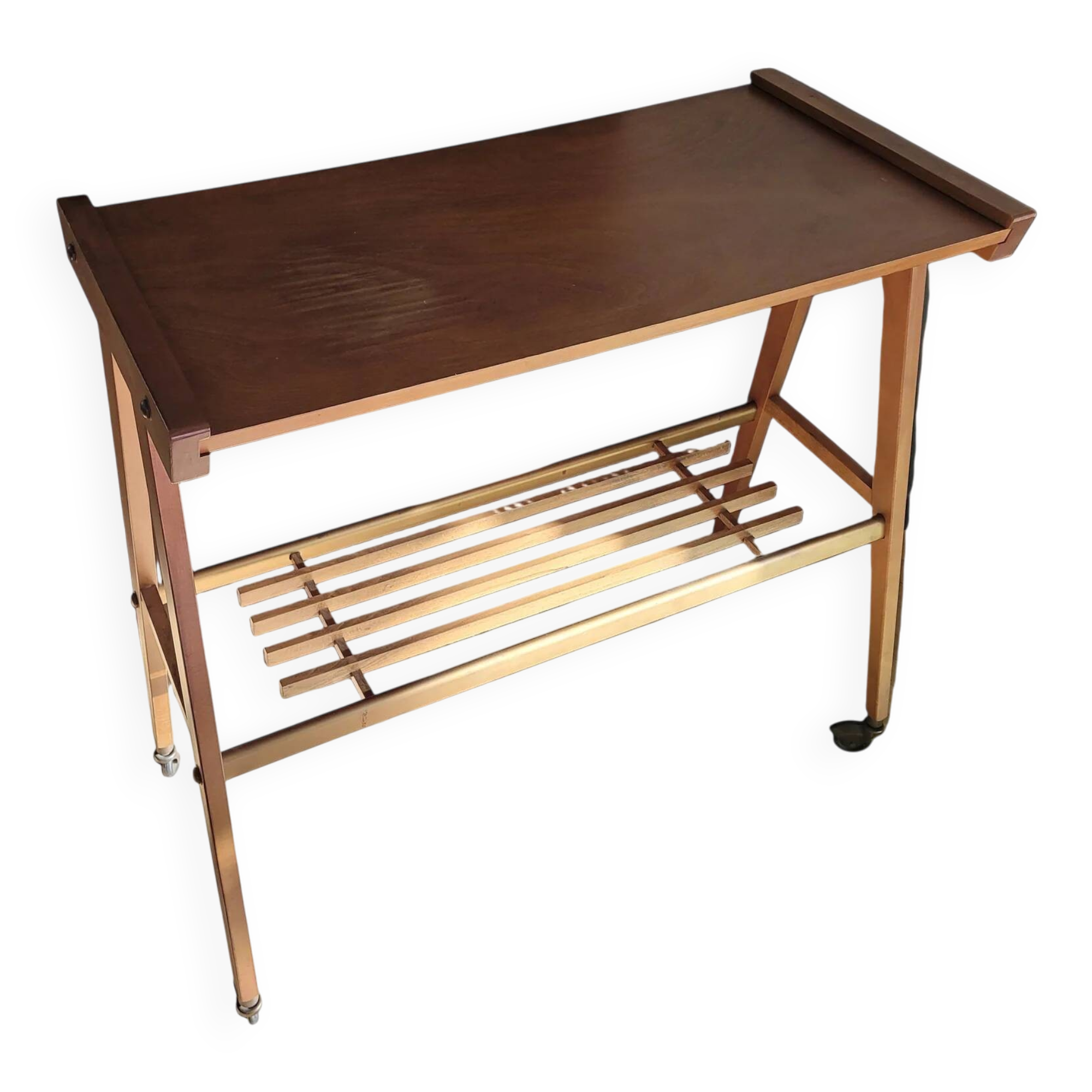 Ciatti wooden trolley on wheels