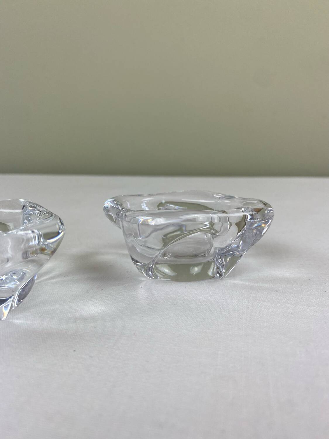 Bayel crystal salt cellars