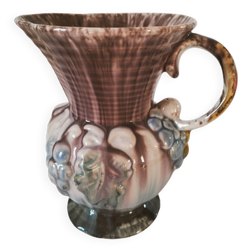 1950s dripping glaze pitcher