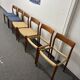 Ensemble de 4 chaises Niels Otto Moller modèle 77, années 1950 – Bois de teck, assise renouvelée