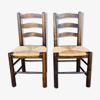 Pair of Georges Robert chairs