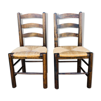 Pair of Georges Robert chairs