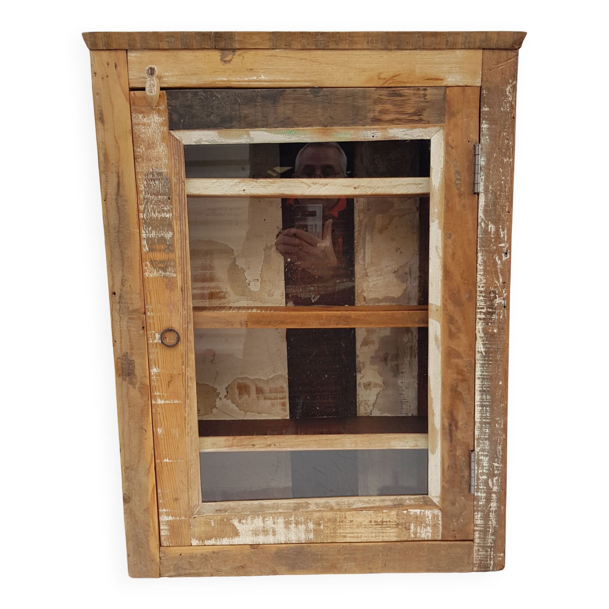 Vitrine en teck