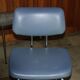 Vintage ski and chrome chair 1950
