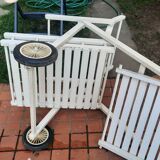 Vintage wood garden cart