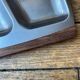 Scandinave. 3 plateaux de service palissandre inox