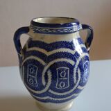 Large vase from the Serghini workshop, ancient Moroccan ceramics, first half of the 20th century.