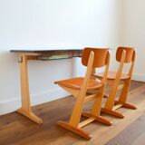 Casala desk set + 2 chairs 1950s