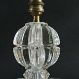 Pied de lampe verre art deco