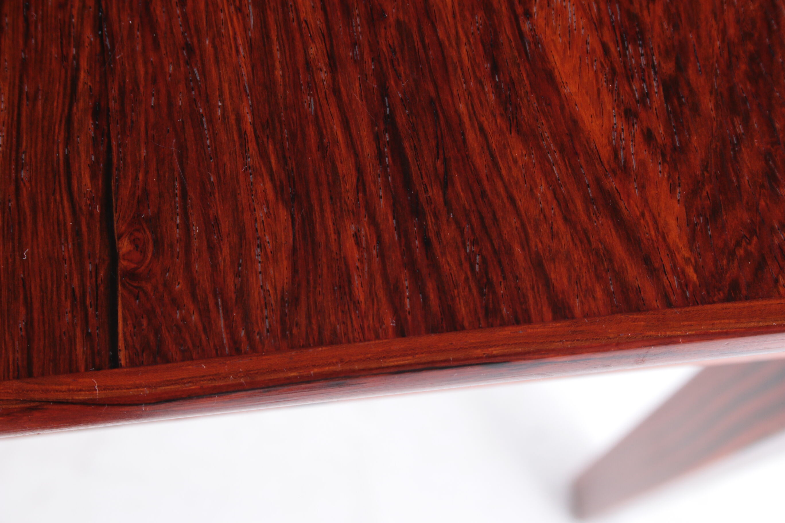 Square Danish designer Rosewood coffee table, 1970s