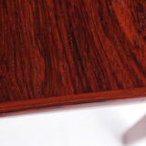 Square Danish designer Rosewood coffee table, 1970s