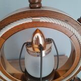 Rudder bar lamp boat vintage wheel