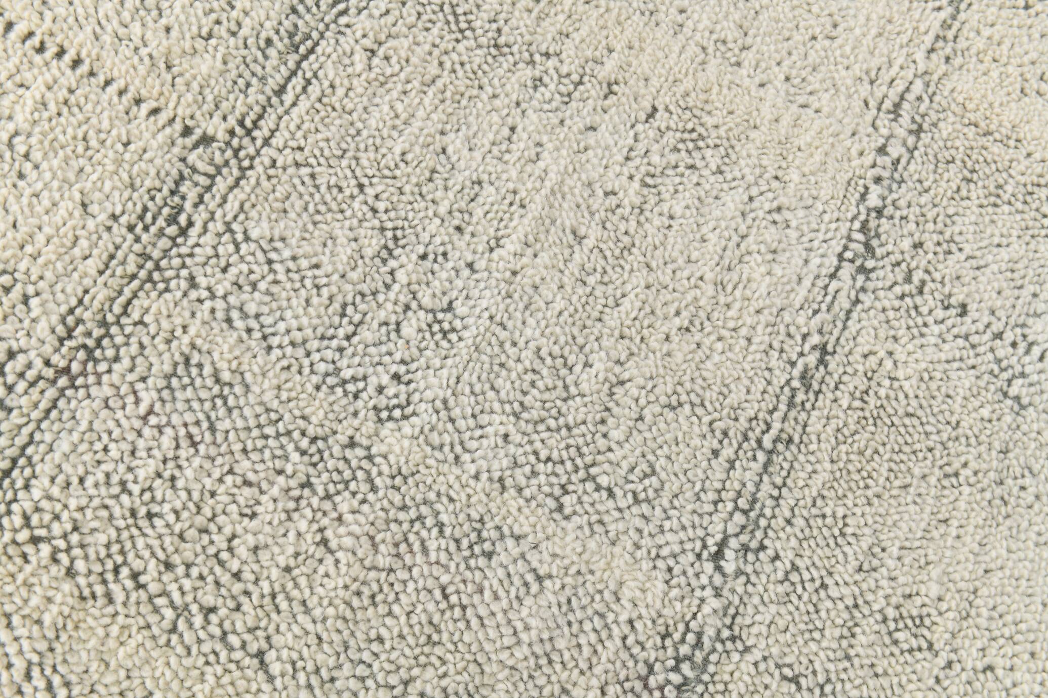 8x10 Handmade Wool Ash Green Modern Turkish Rug, 261x309Cm SK 34930