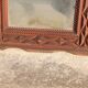 large tramp art mirror 19th century