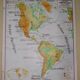 Vidal-Lablache n ° 18 'world' American school map at Armand Colin