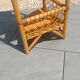 Vintage corner shelf in rattan – 1970s – Exceptional condition