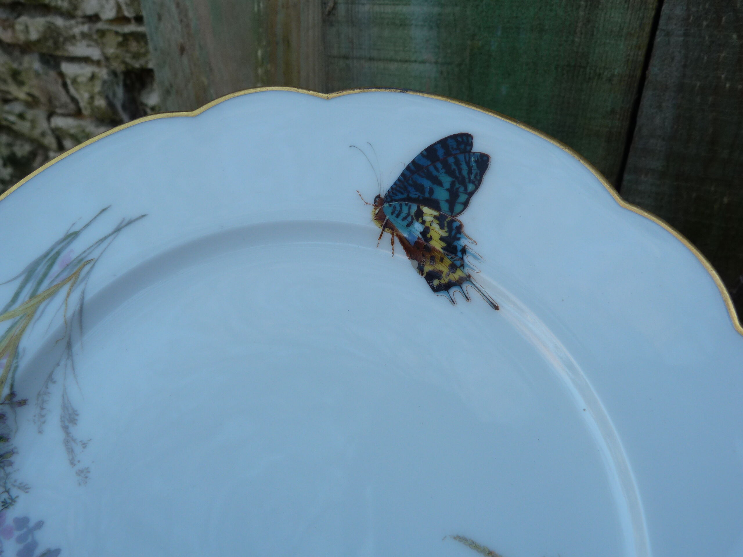 Set of 2 haviland plates for pannier lahoche l'escalier de cristal paris 1860