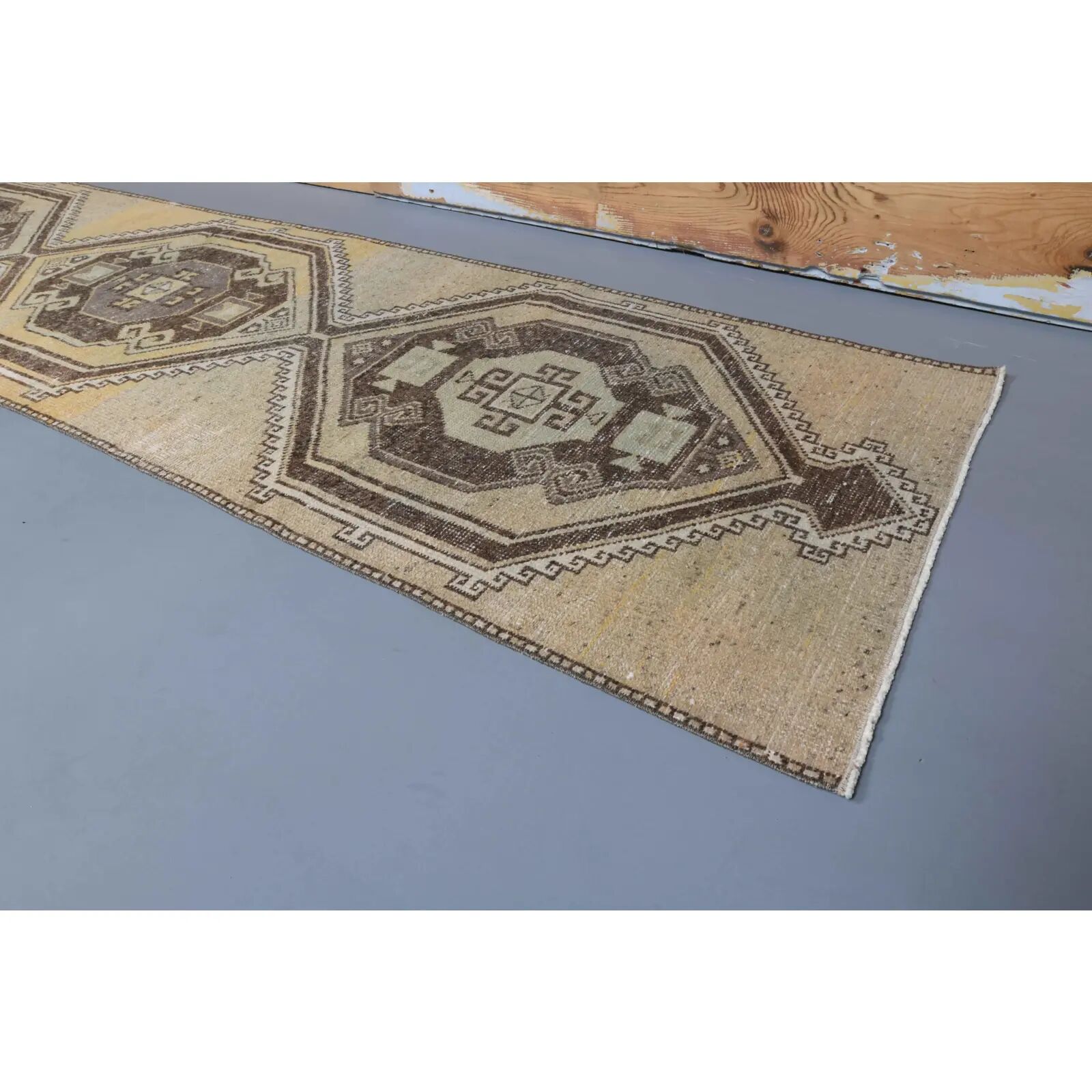 Turkish Oushak handmade runner 84x314