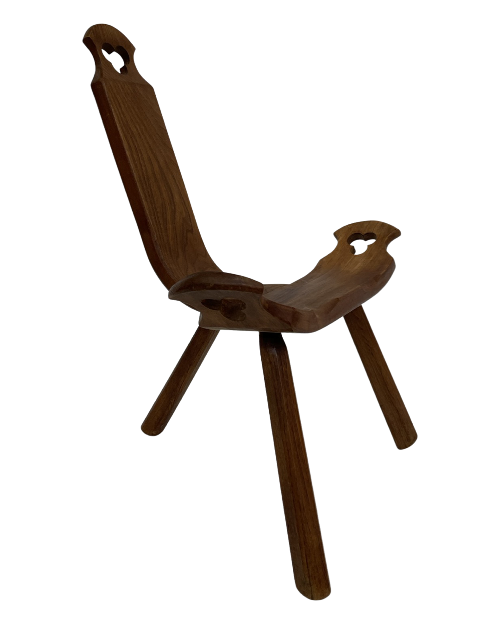 Chaise espagnole vintage brutalist design minimaliste