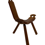 Chaise espagnole vintage brutalist design minimaliste