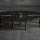 Thomas Serruys iron brutalist coffee table, Belgium, 2019