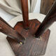 French tripod farm stool in wood, 1960s
