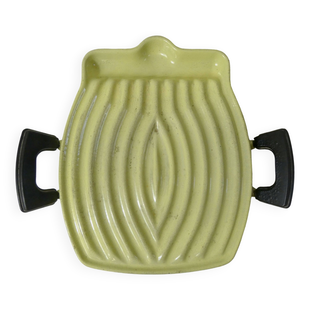 Vntage Le Creuset #27 3.5 qt. Raymond Loewy Futura Cocotte Oval French