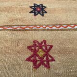 Vintage turkish kilim cushion cover , 116 x 83 cm